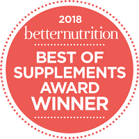 2018 BetterNutrition Best of Supplements Award for RESCUE® PET